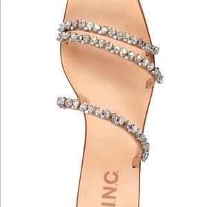 INC Bling embellished sandals Size 5.5